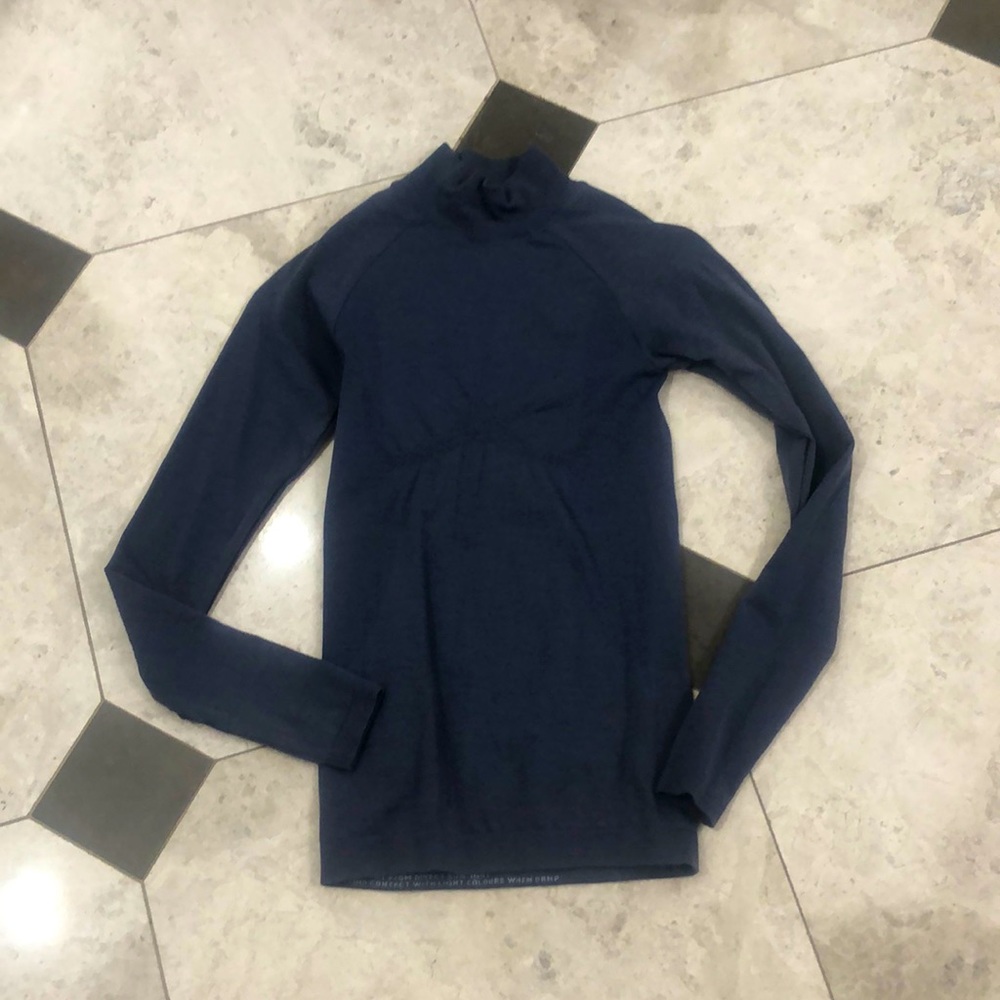 Sweaty Betty Navy Blue Turtleneck Sweater